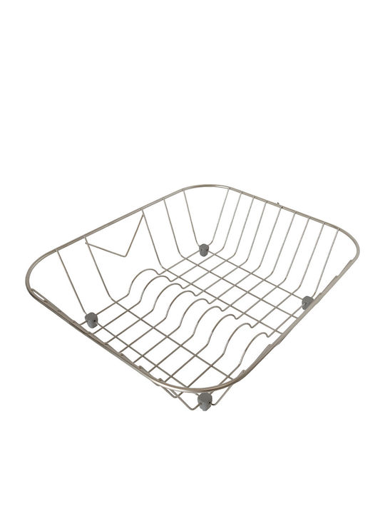 Sanitec No 13 Sink Strainer Inox Silver 37x33x12cm