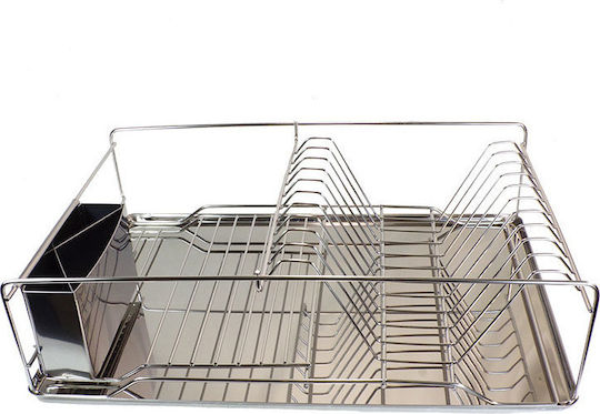 Sidirela Στραγγιστήρι Νεροχύτη Inox Ασημί 47x32x13cm