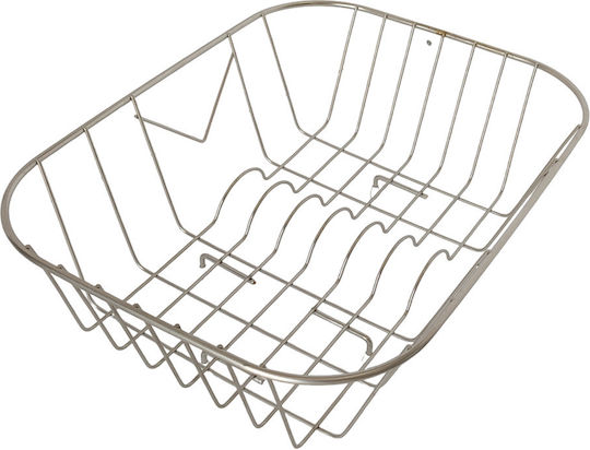 Sanitec No 3 Sink Strainer Inox Silver 40x31x31cm