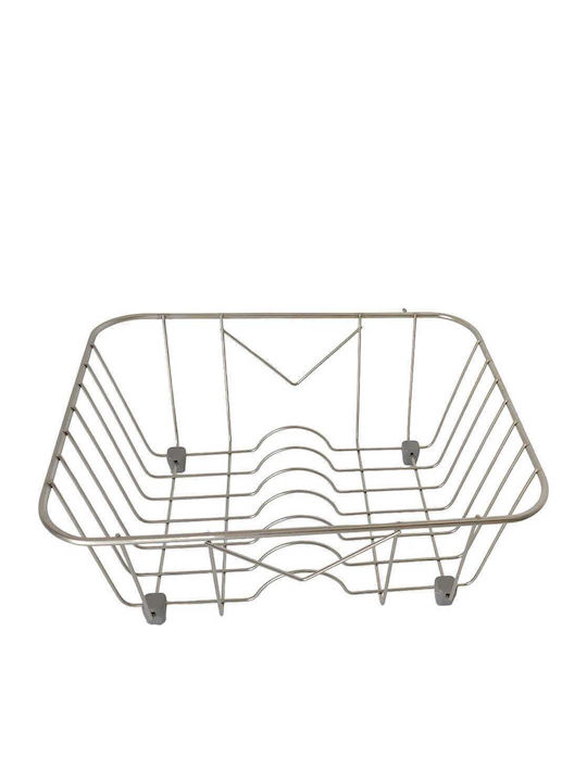 Sanitec No 9 Στραγγιστήρι Γούρνας Inox Ασημί 32x40cm