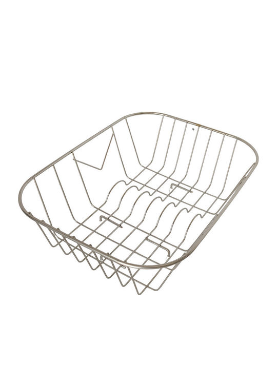 Sanitec No 9 Στραγγιστήρι Γούρνας Inox Ασημί 32x40cm