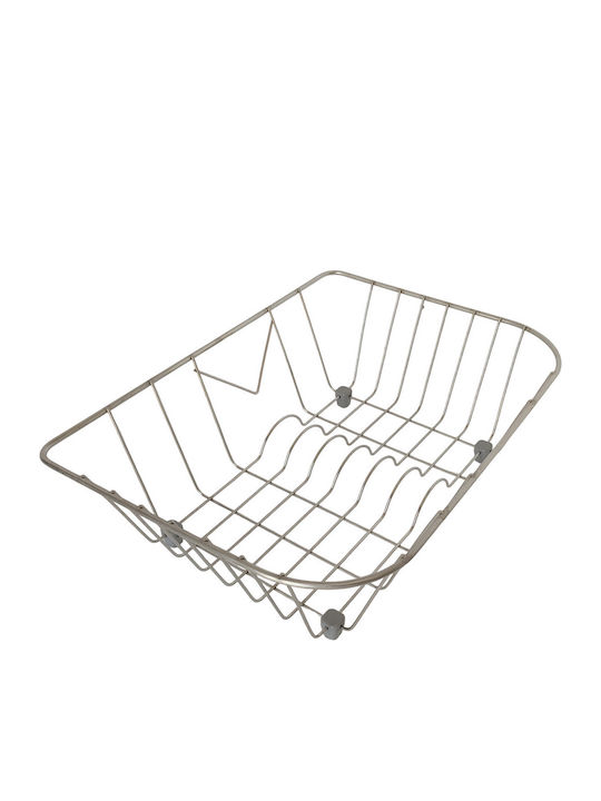 Sanitec No 9 Στραγγιστήρι Γούρνας Inox Ασημί 32x40cm