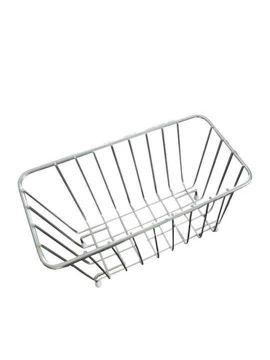 Sanitec No1 Abtropfkorb Inox Silber 28x14cm