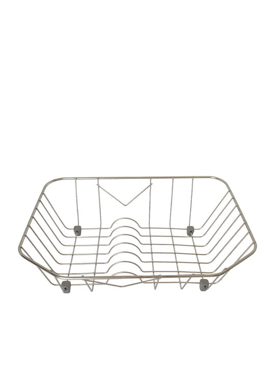 Sanitec No 9 Στραγγιστήρι Γούρνας Inox Ασημί 32x40cm