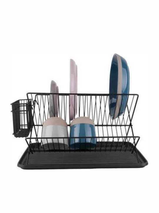 Present Time Sink Strainer Metallic Black 36.5x29.5x23.5cm
