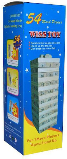 Board Game Πύργος Ισορροπίας με Τουβλάκια for 1+ Players 6+ Years Old Next