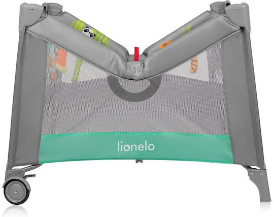 Lionelo Mille Plus Playpen With Mattress Gray 100x100cm