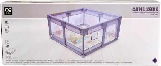 Moni Gamezone Babypark mit Matratze Beiges 180x200cm