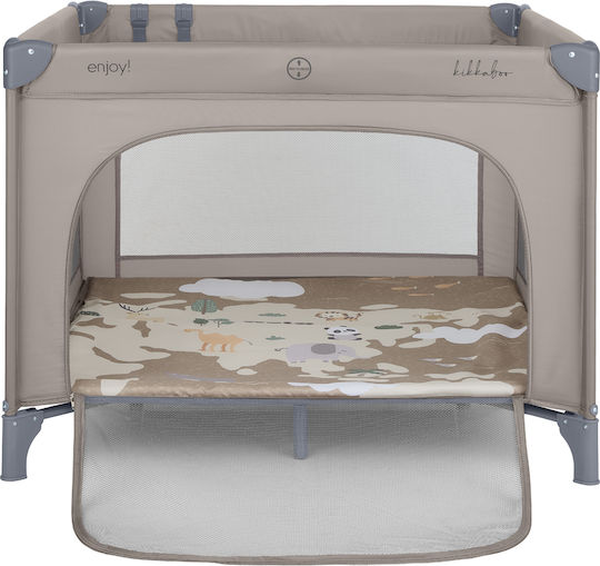 Kikka Boo Enjoy Park with Mattress Beige 100x100cm