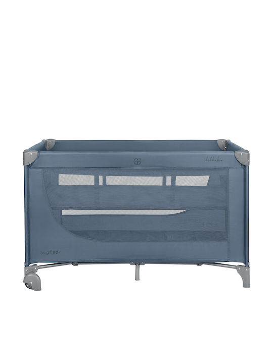 Kikka Boo So Gifted Plus Playpen 2 Levels With Changing Table & Mattress Blue 65x125cm