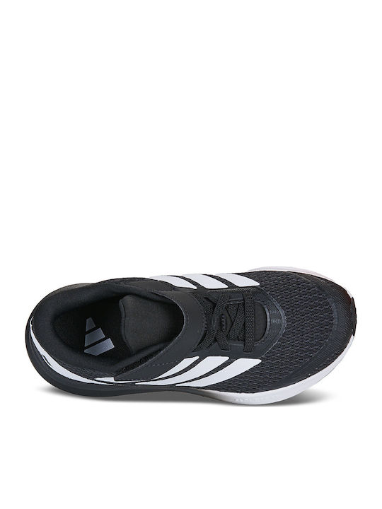 Runfalcon Kids Sports Shoes Running with Hoop & Loop Closure Black