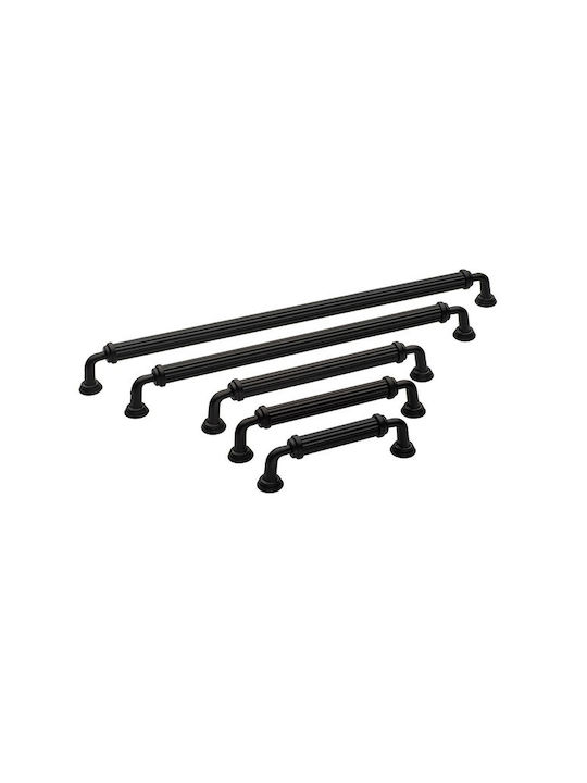 Roline 677 Handle Furniture made of Metallic Matte Black 145mm (Center Distance 128mm) 677 1pcs
