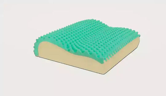 Amve 13592 Aloe Vera Aloe Vera Μαξιλάρι Ύπνου Memory Foam Ανατομικό 41x55x10cm