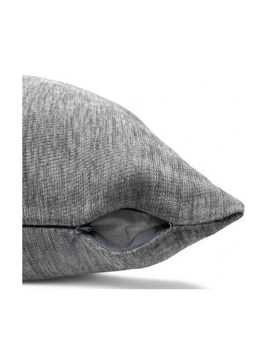 To megalo pazari Decorative Pillow Case Gray 40x40cm