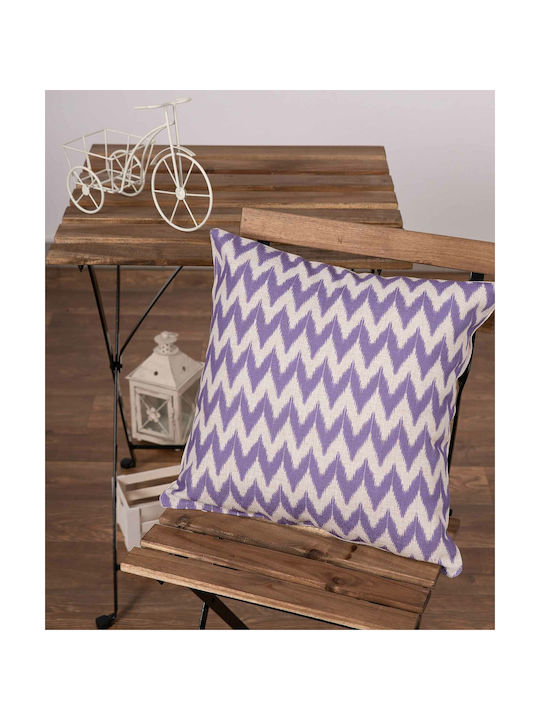 Silk Fashion Decorative Pillow Case 29 Purple 45x45cm