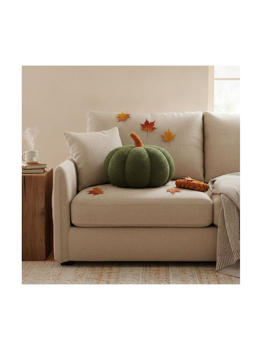 Pumpkin Sofa-Kissen Kürbis 30cm Olive