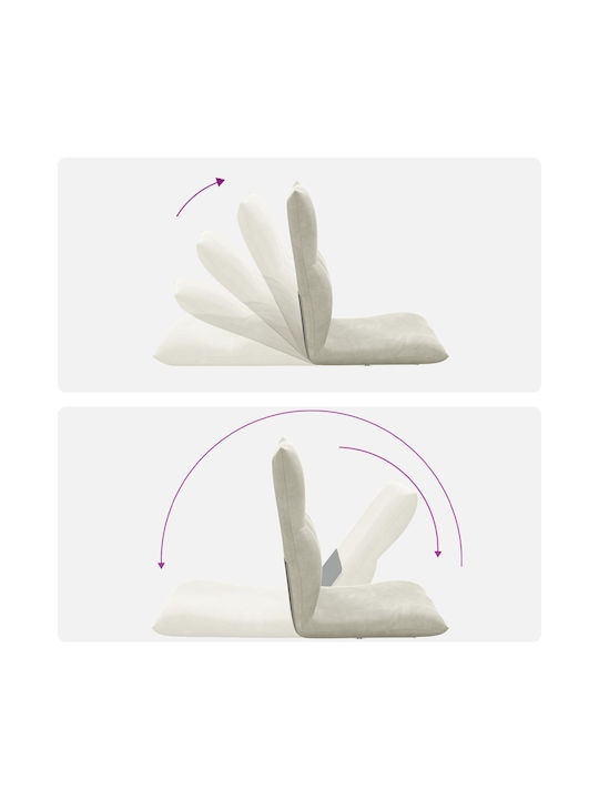 vidaXL Velvet Decorative Pillow Case Beige 50x61cm