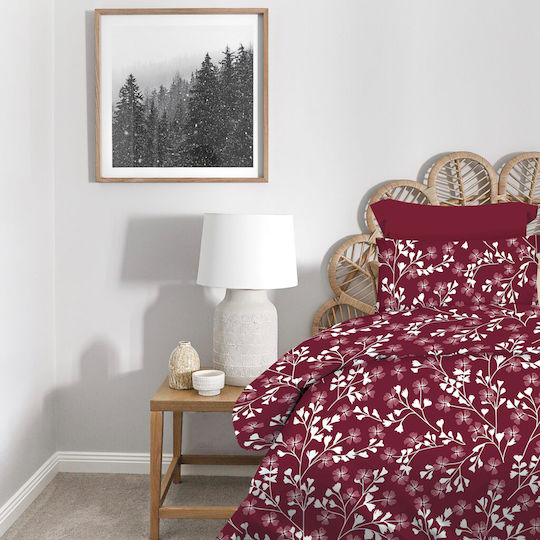 Astron Italy Kinderbettlaken Mit Gummizug Rotes Wein 175x260cm