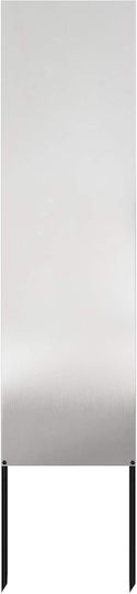 vidaXL Silver Garden Decoration made of Stainless Steel 32x1.7x140cm
