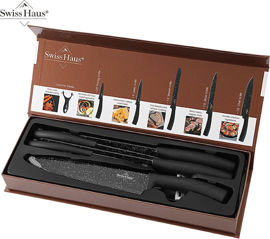 Swiss Haus Knife Set Made of Stainless Steel 6 Pieces