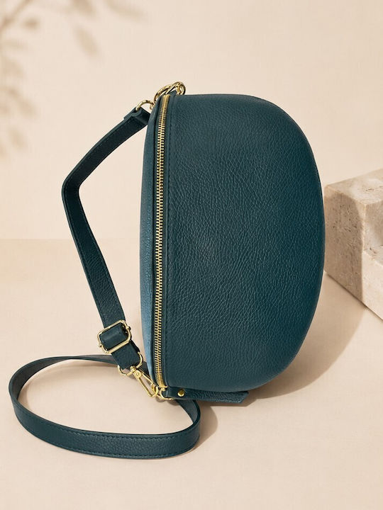 Women's Leather Bum Bag Green