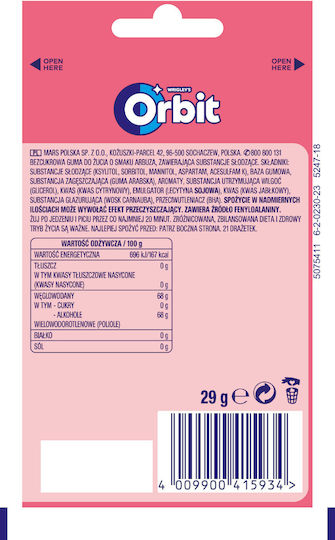 Orbit Orbit Kaugummi Ohne Zuckerzusatz 21St 29g