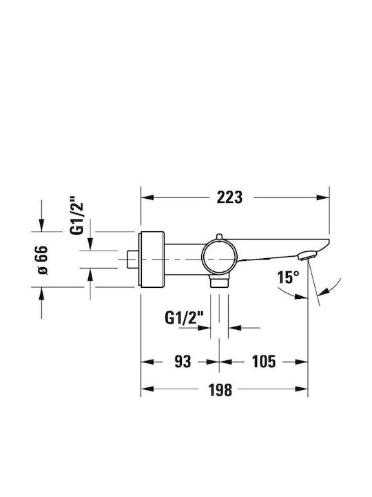 Duravit Mischung Bade- / Duscharmatur Badewanne Schwarz