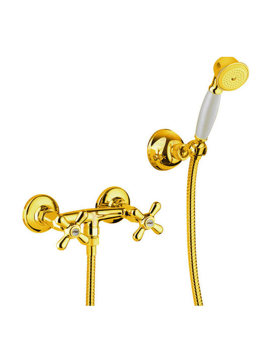 Paini Liberty Amestecare Baterie Dus Set complet Aurie