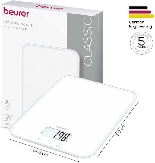 Beurer KS 19 Digital Kitchen Scale Up To 5kg White