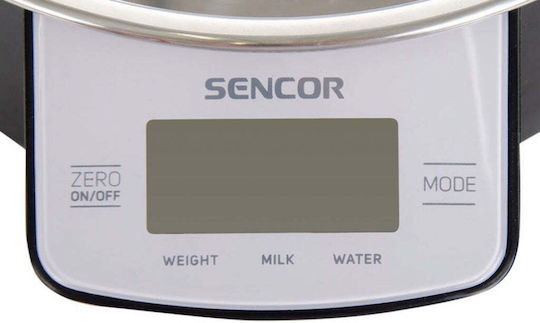 Sencor SKS 4030 Ψηφιακή Ζυγαριά Κουζίνας με Κάδο έως 5kg Black