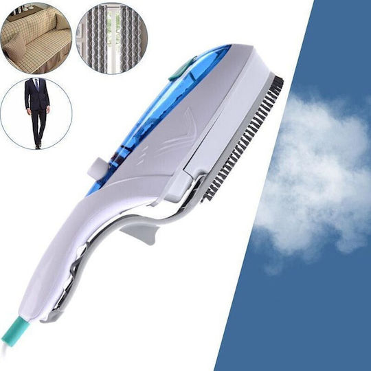 Steamer Ατμοκαθαριστής Ρούχων Χειρός 650W με Δοχείο 100ml Μπλε