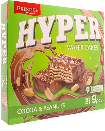 Hyper Wafer Kakao und Erdnüsse 167gr 1Stück