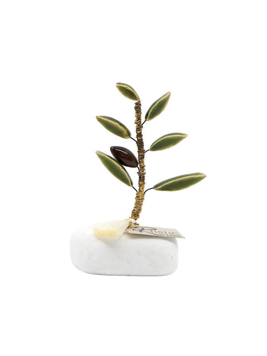 Rozos Ceramics Decorative Olive Made of Ceramic Material 6x10cm