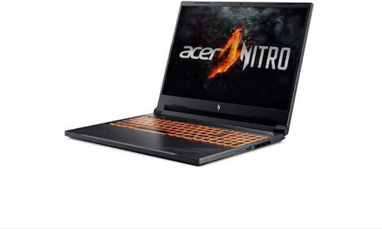 Acer Nitro V16 ANV16-I31 -54C9 16" IPS FHD+ 165Hz (Core 5-210H/16GB/512GB SSD/GeForce RTX 5050/Без операционна система) Обсидианово черен (Английска клавиатура US)