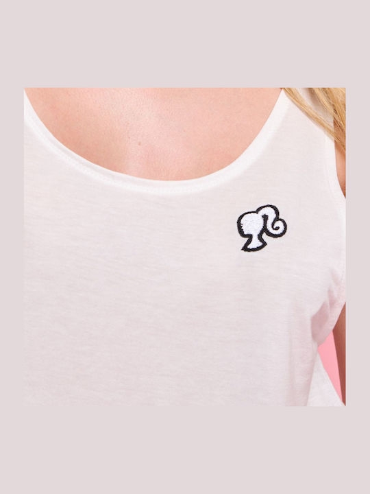 Γυναικείο Crop Top Αμάνικο Λευκο
