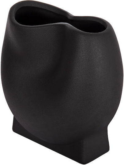 Decor ceramic pentru masă Fb94610.02 negru mat 26x14x25cm