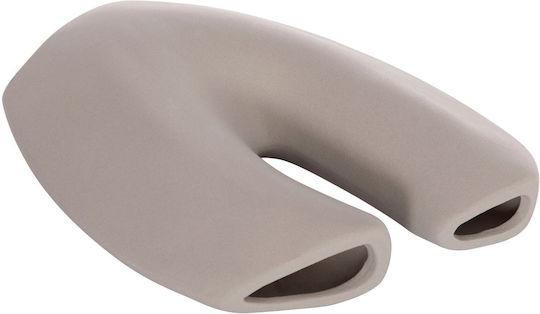 Keramik Tischdekoration Fb94619.03 Grau Matt 20,5x8x26cm