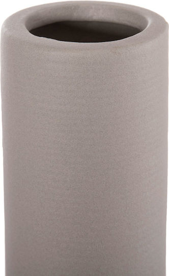 Keramik Tischdekoration Fb94616.02 Grau Matt Φ11x26cm