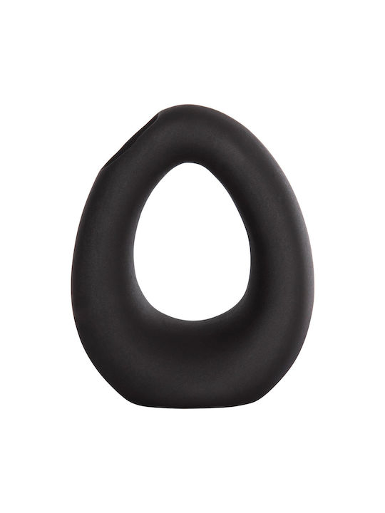 Keramik Tischdekoration Fb94644.02 Schwarz Matt 16,5x9x20 3 Stück