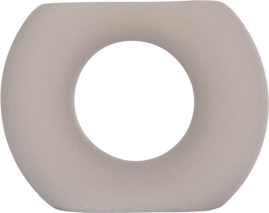 Ceramic Tabletop Decorative Item Fb94646.03 Gray Matte 18x6.5x14cm