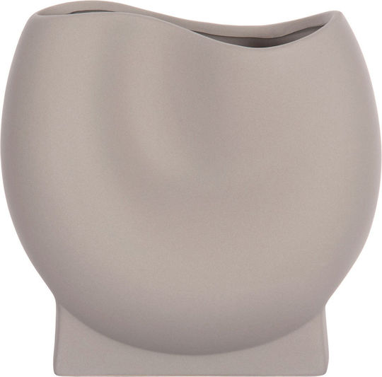 Ceramic Tabletop Decorative Fb94610.03 Gray Matte 26x14x25cm