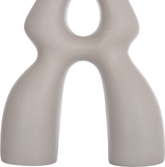 Keramik Tischdekoration Fb94598.03 Grau Matt 26x9,5x29,5cm