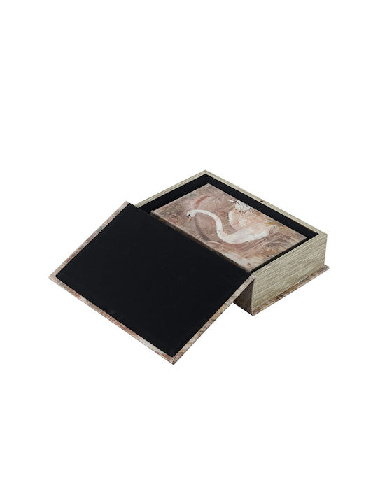 Artekko Book Multicolored Decorative Books Mdf Storage Space 17.8x7.6x26.7 Cm 12.7x5.1x21.6 Cm 2 Pieces