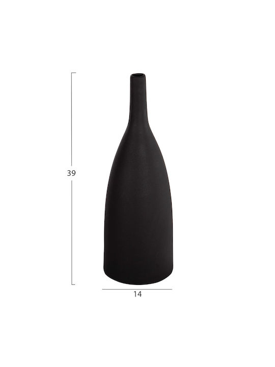 Sceptru decorativ de masă din ceramică Homemarkt Hm4637.03 Gri Mat Φ14x50cm