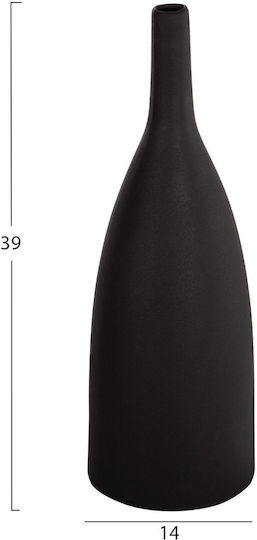 Homemarkt Keramik Tischdekoration Szepter Hm4637.03 Grau Matt Φ14x50cm