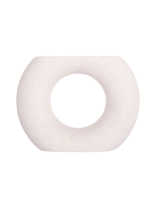 Ceramic Tabletop Decorative Fb94646.01 Off-White Crystal 18x6 5x14cm