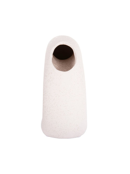 Ceramic Tabletop Decor Fb94645.01 Off-White Crystal 23x8x15 5uec