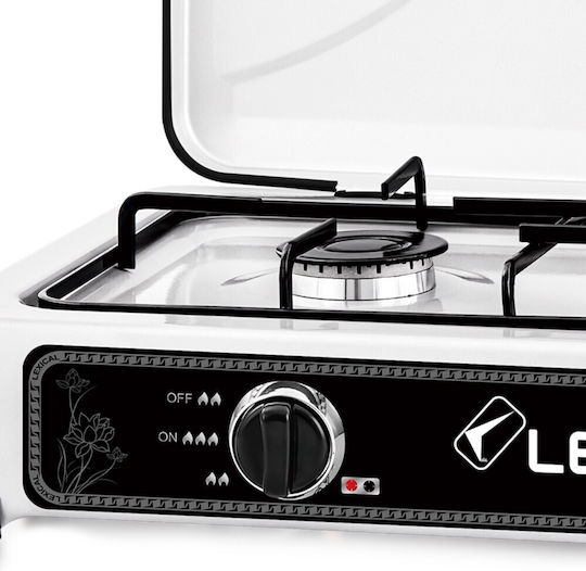 Lexical Countertop Burner Flüssiggas Double Weiß