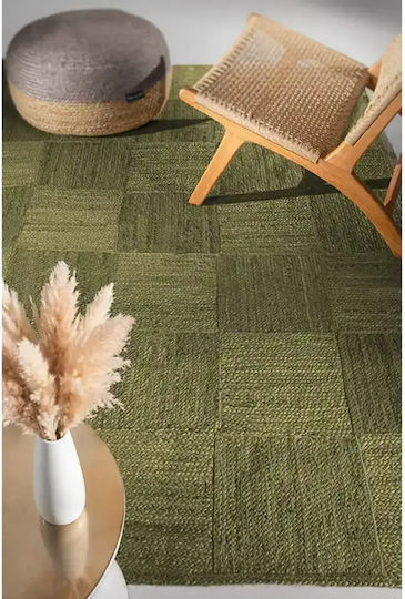 Guy Laroche Galleria Wohnzimmer Teppiche Rechteckig Sommer aus Jute Olive 60x200cm