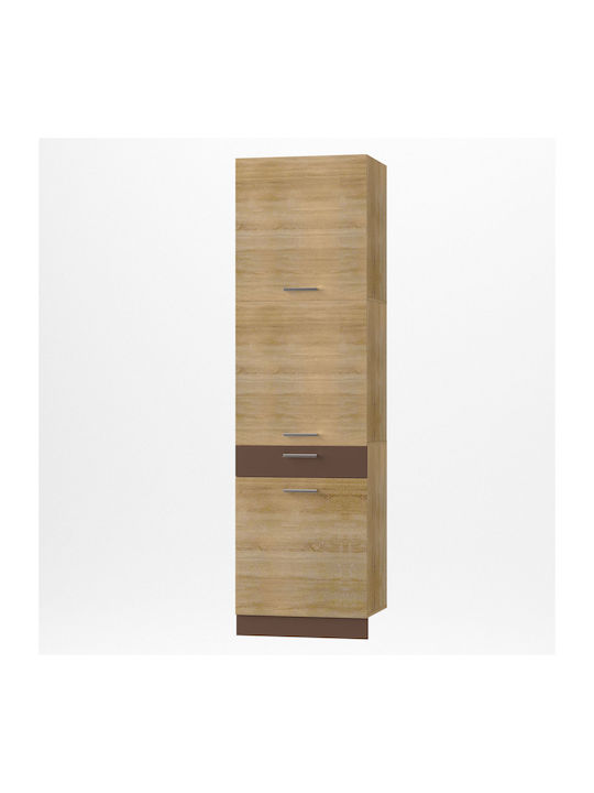 Alina Küchensäule Sonoma-Mokka 60x55.6x213.3cm